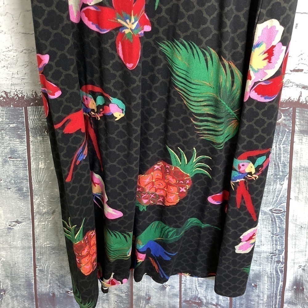 Soft Surroundings Wear Anywhere Tropical Floral Faux Wrap Maxi Dress Vacation - Picture 12 of 16